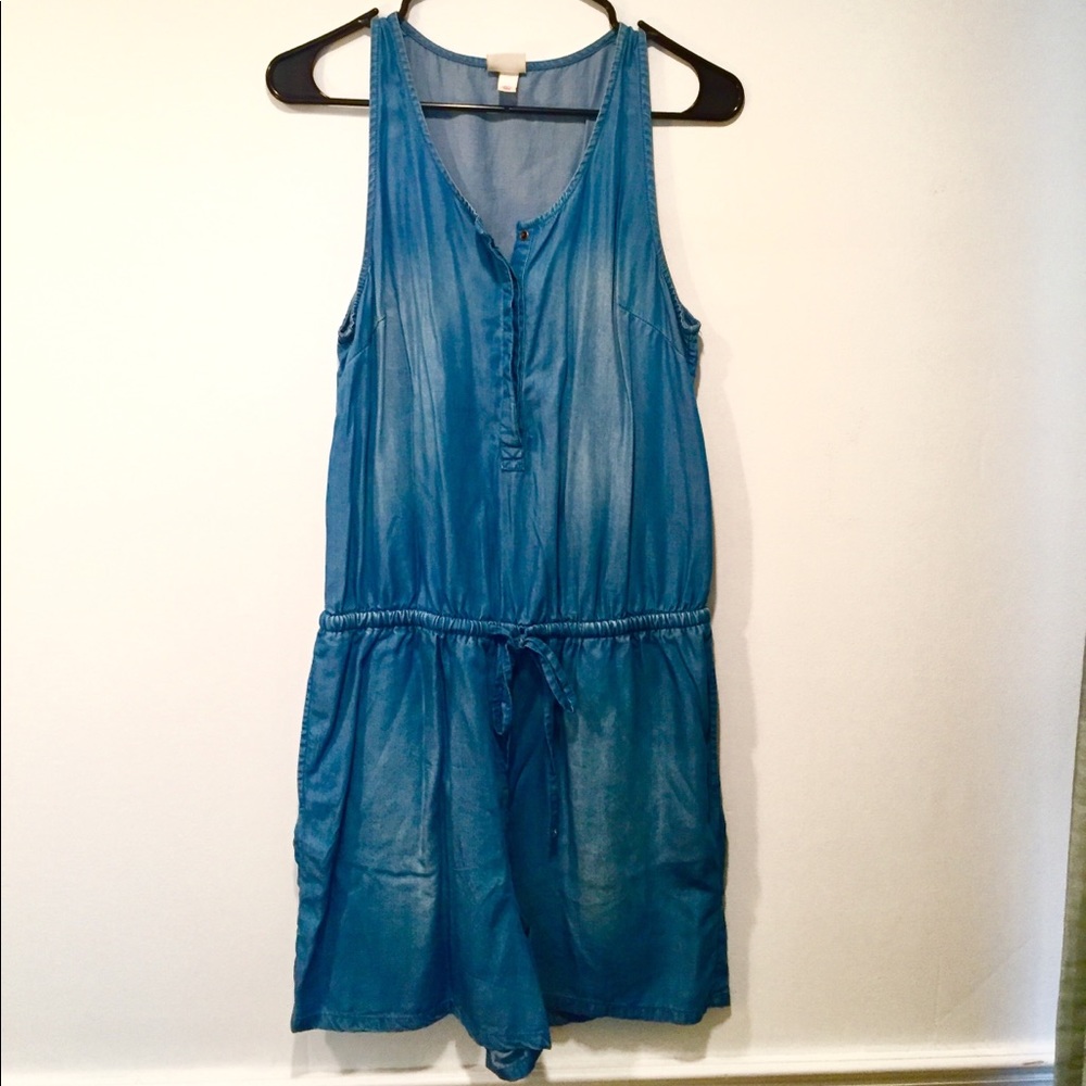 Jean Romper/Jumper Shorts